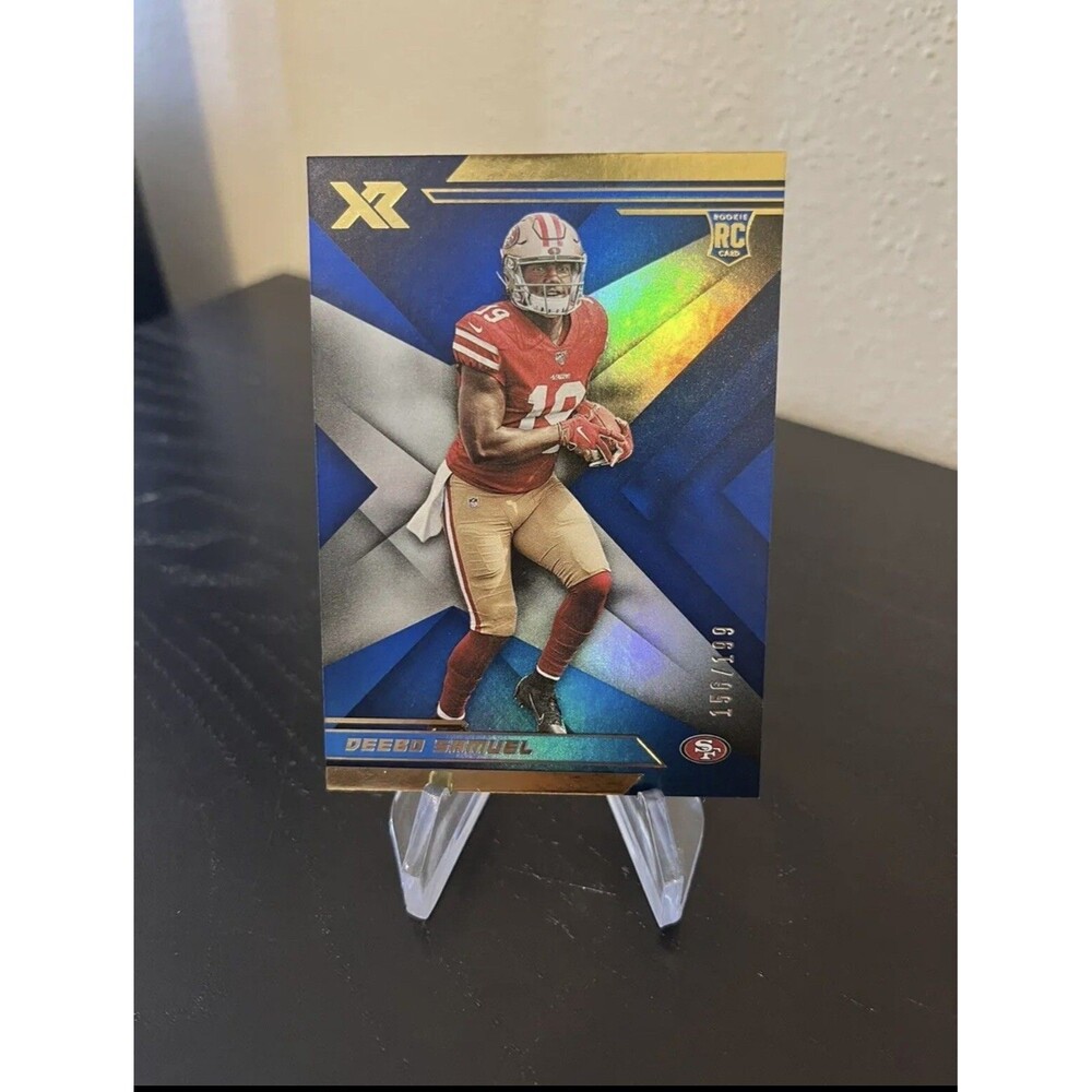 2019 Panini XR DEEBO SAMUEL RC /199 Rookie Blue Parallel #113